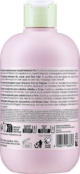 Шампунь против выпадения волос Inebrya Intensive Energy Shampoo 300 мл фото