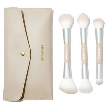 Набір пензликів у косметичці Sheglam Face Essentials Brush Set With Bag фото