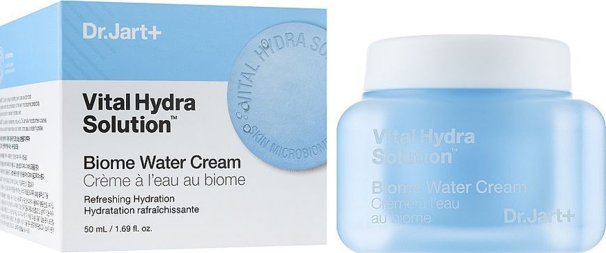 Зволожуючий легкий крем для обличчя Dr.Jart+ Vital Hydra Solution Biome Water Cream 50 мл фото