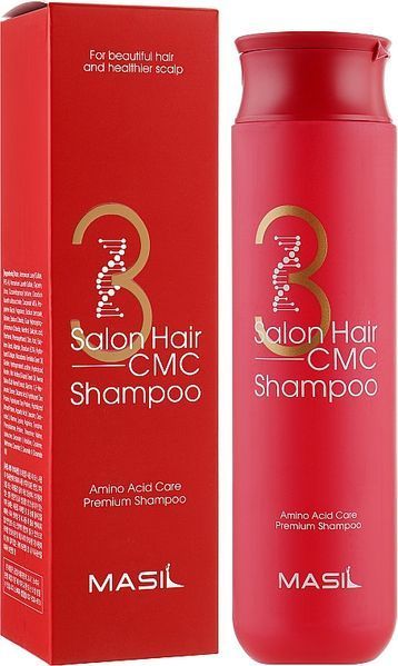 Шампунь восстанавливающий с аминокислотами Masil 3 Salon Hair CMC Shampoo 300 мл фото