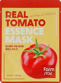 Маска тканевая для лица с помидорами FarmStay Real Tomato Essence Mask 23 мл фото