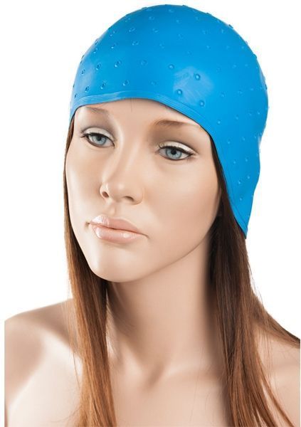 Шапочка для милирования резиновая синяя Eurostil Gorro фото