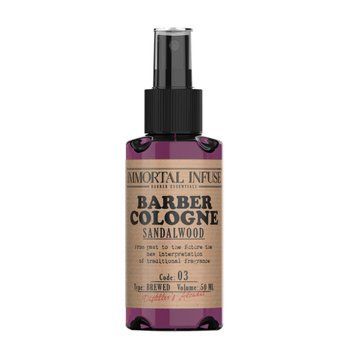 Міні лосьйон після гоління IMMORTAL Classic Barber Cologne SandalWood 50 мл фото
