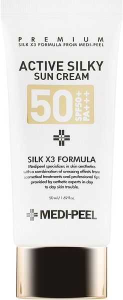 Крем солнцезащитный Medi-Peel Active Silky Sun Cream (SPF50+/PA+++) 50 мл фото