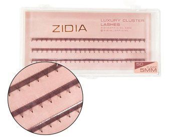 Ресницы нижние ленточные Zidia Lower Lashes 5D C 0.7 (3 ленты размер 5 мм) фото