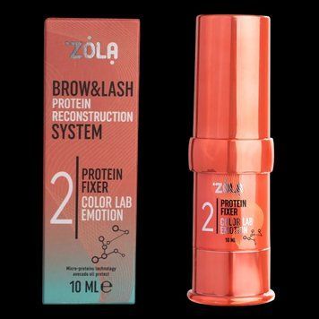 Засіб для ламінування 02 Zola Brow&Lash Color Lab Emotion Protein Fixer фото