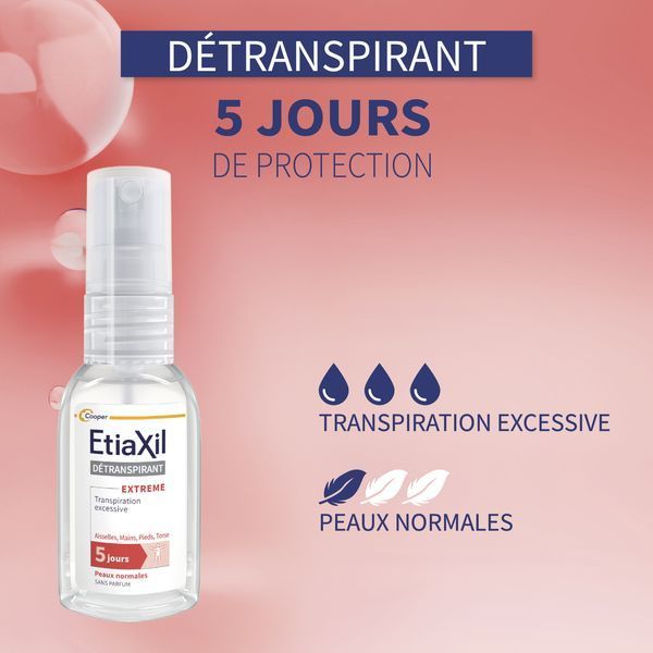 Антиперспірант спрей тривалої дії для тіла Etiaxil Antiperspirant Extreme 30 мл фото