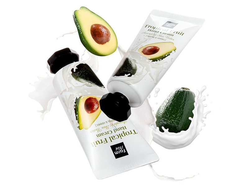 Крем для рук с авокадо и маслом ши FarmStay Tropical Fruit Hand Cream Avocado 50 мл фото