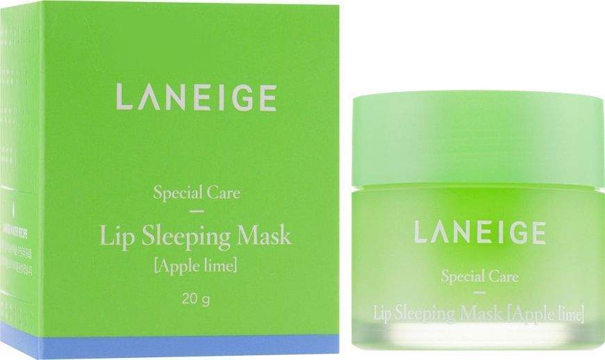 Нічна маска для губ яблуко-лайм Laneige Lip Sleeping Mask Apple Lime 20 гр фото
