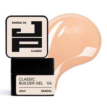 Білдер-гель для моделювання класичний №04 Jerden Proff Classic Builder Gel 20 мл фото