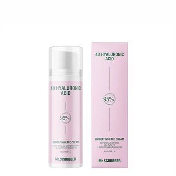 Крем зволожуючий для обличчя Mr.Scrubber 4D Hyaluronic Acid Face Cream 50 мл фото