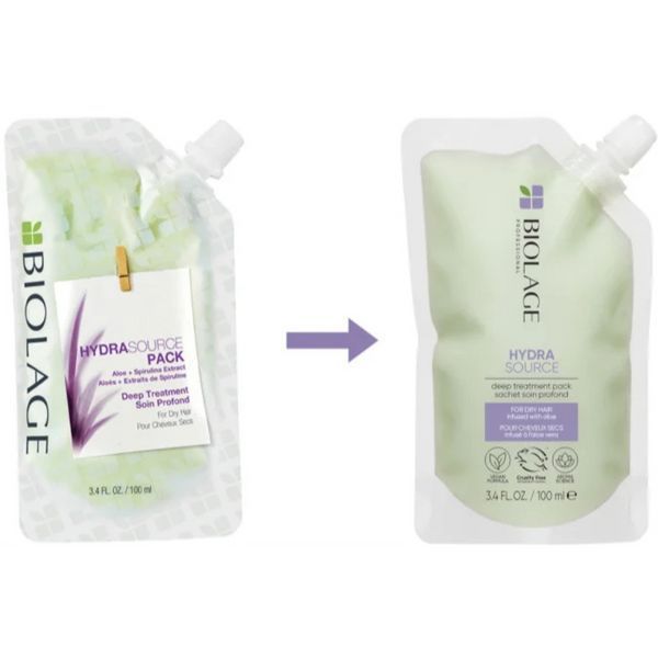 Маска глубокого действия для сухих волос Biolage Hydra Source Treatment Mask 100 мл фото