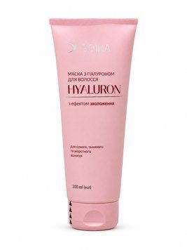 Маска для волосся з ефектом зволоження Soika Hyaluron Hair Mask 200 мл фото