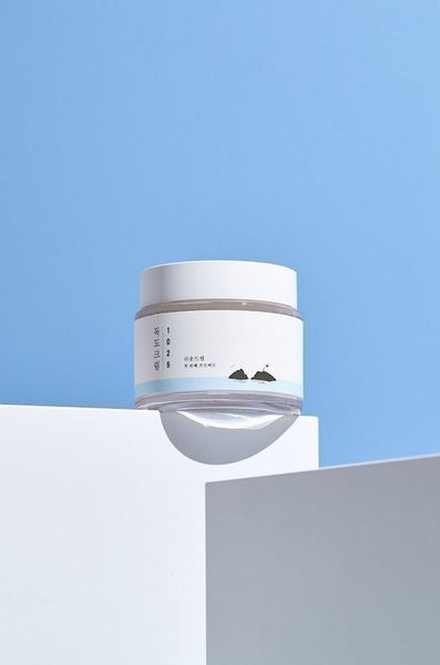 Крем зволожуючий з морською водою для сухої шкіри Round Lab 1025 Dokdo Cream 80 мл фото