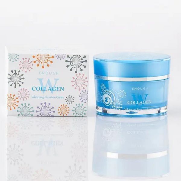 Крем для обличчя зволожуючий з колагеном Enough W Collagen Whitening Premium Cream 50 мл фото