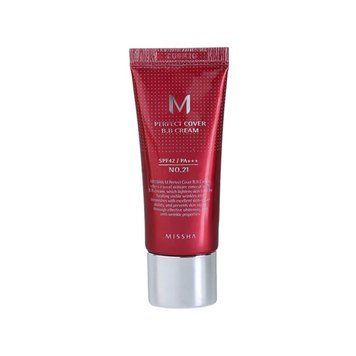 Увлажняющий BB-крем с гиалуроновой кислотой из SPF 42 Missha Perfect Cover BB Cream 20 мл тонн 21 фото