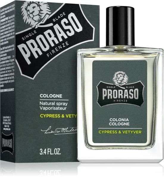 Одеколон Proraso Cypress & Vetyver Cologne 100 мл фото
