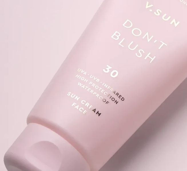 Сонцезахисний крем для обличчя V.SUN sun cream face Dont Blush SPF 30 75 мл фото