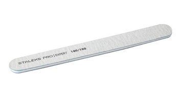 Пилка пряма мінеральна для нігтів Staleks Expert 180/180 гріт фото