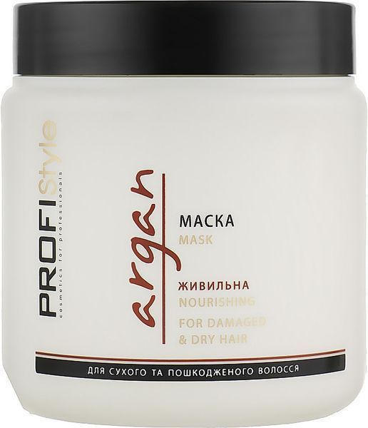 Маска питательная для сухих и поврежденных волос Profi Style Argan 500 мл фото