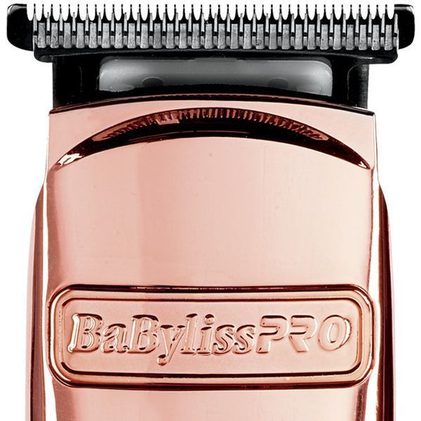 Машинка тример для стрижки Babyliss Pro Barber Spirit 2 ножа рожеве золото фото