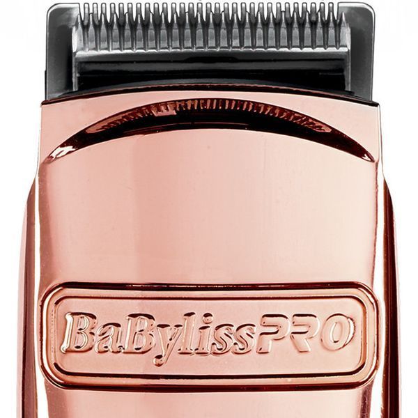 Машинка тример для стрижки Babyliss Pro Barber Spirit 2 ножа рожеве золото фото