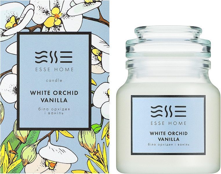 Свеча Белая Орхидея Esse White Orchid 100 г фото