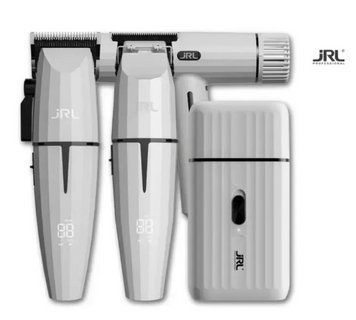 Набір машинка + тример + шейвер + фен Jrl Ghost Onyx White Combo Акційний фото