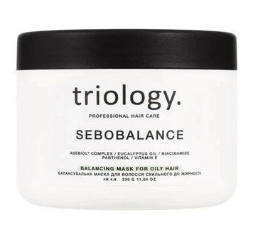 Маска балансувальна для волосся схильного до жирності Triology Sebobalance Mask 330 г фото