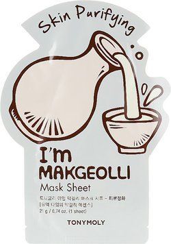 Маска тканева для очищення обличчя Tony Moly Real Mask Sheet Makgeolli 21 мл фото