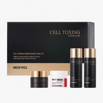 Набір міні засобів для обличчя та шиї Medi-Peel Cell Toxing Dermajours Trial Kit 1 сет 4 шт фото