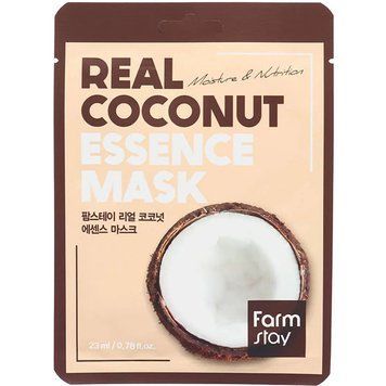 Маска тканевая для лица с экстрактом кокоса FarmStay Real Coconut Essence Mask 23 мл фото