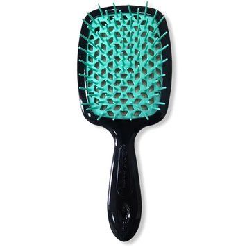 Щетка для волос Superbrush Janeke черная бирюза серединка фото