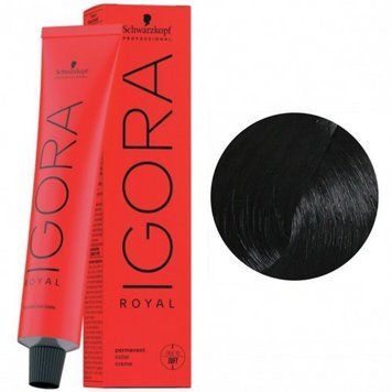 1-0 Черный натуральный Igora Royal Schwarzkopf Professional 60 мл фото