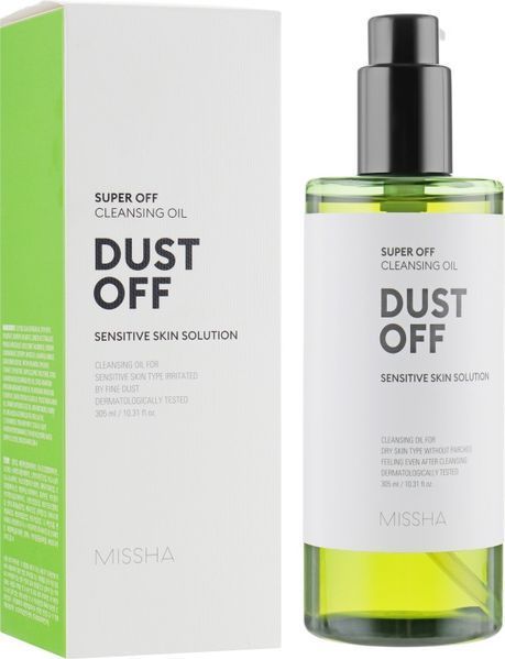 Гидрофильное масло с эффектом защиты от пыли Missha Super Off Cleansing Oil Dust Off 305 мл фото