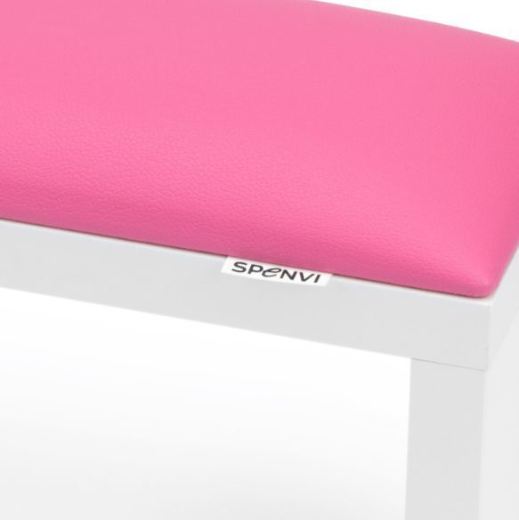 Подставка для маникюра на белых ножках Spenvi Pink фото
