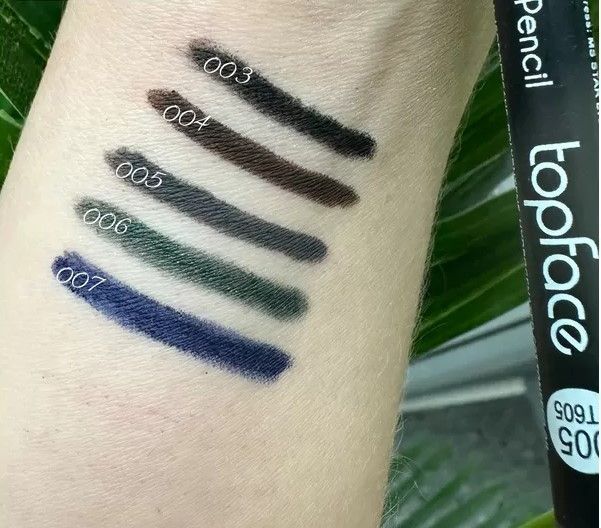 Олівець-каял для очей TopFace Velvet Smoky Eyes №004 Brown 4,8 г фото