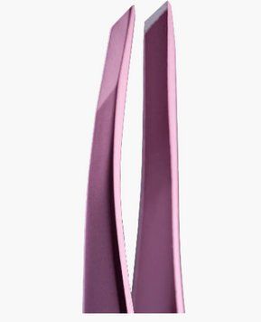Пинцет для бровей скошенный ZOLA Light Pink фото