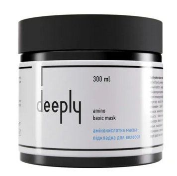 Маска-підкладка амінокислотна для волосся Deeply Amino Basic Mask 300 мл фото