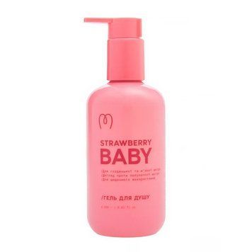 Гель для душа увлажняющий против клубничной кожи Mary Babe Strawberry Baby 250 г фото