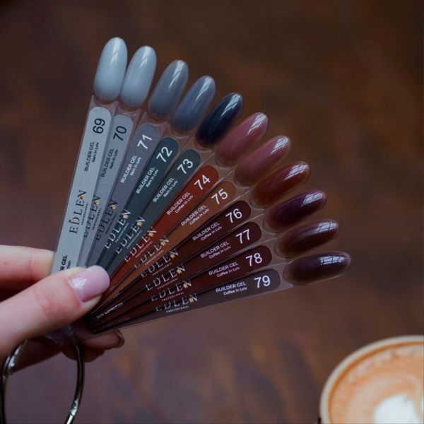 Гель моделюючий Edlen Builder Gel №77 Coffee in Lviv 15 мл фото