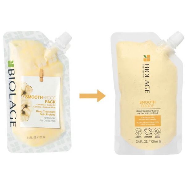 Маска глубокого действия для разглаживания волос Biolage Smoothproof Pack Deep Treatment Mask 100 мл фото