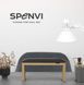Підставка для манікюру на коричневих ніжках Spenvi Black ASH001 фото 2