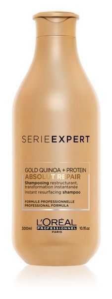 Шампунь для дуже пошкодженого волосся 300 мл l'or&eacute;al Professionnel Absolut Repair Gold Quinoa фото