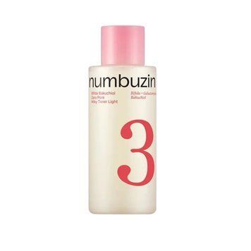 Тонер для зміцнення бар'єру шкіри обличчя Numbuzin №3 Bifida Bakuchiol 50 Zero Pore Milk Toner 200мл фото
