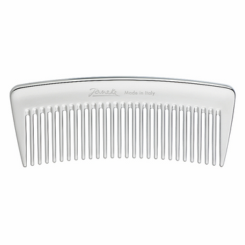 Гребінець Janeke Pocket Comb срібний фото