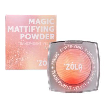 Пудра матуюча для обличчя з ефектом ретуші Zola Magic Mattifying Powder Beige 5 г фото