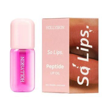 Олійка для губ зволожувальна Hollyskin So Lips Peptide Lip Oil 004 Frozen Lemonade 4 мл фото