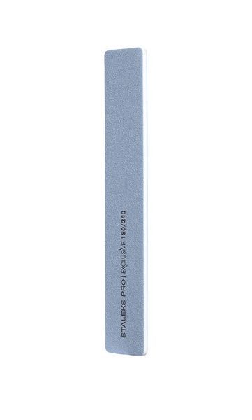 NFX-32/2 Пилка для нігтів мінеральна широка пряма 180/240 гріт Staleks EXCLUSIVE фото