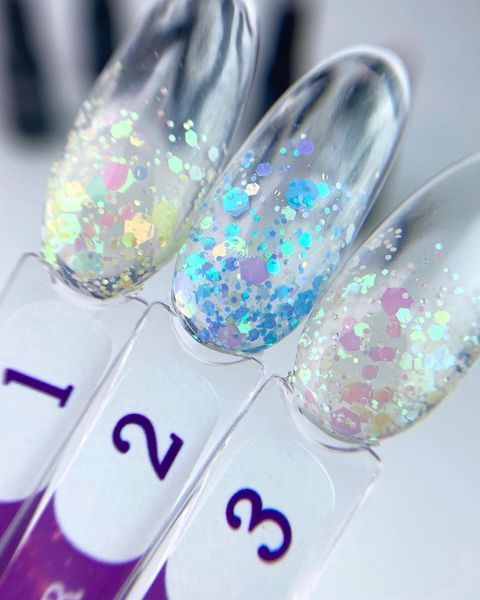 Глиттер №01 Edlen Confetti Glitter 9 мл фото